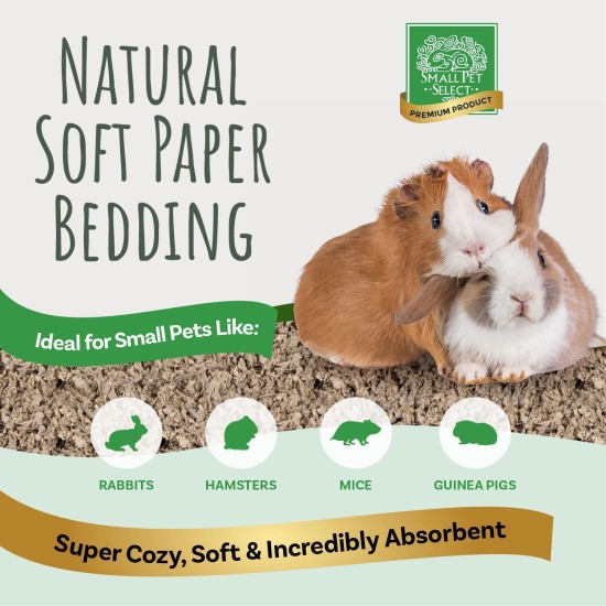 Small Pet Select Natural Premium Soft Virgin Paper Bedding, 56 L Small Pet Select Natural Premium Soft Virgin Paper Bedding, 56 L