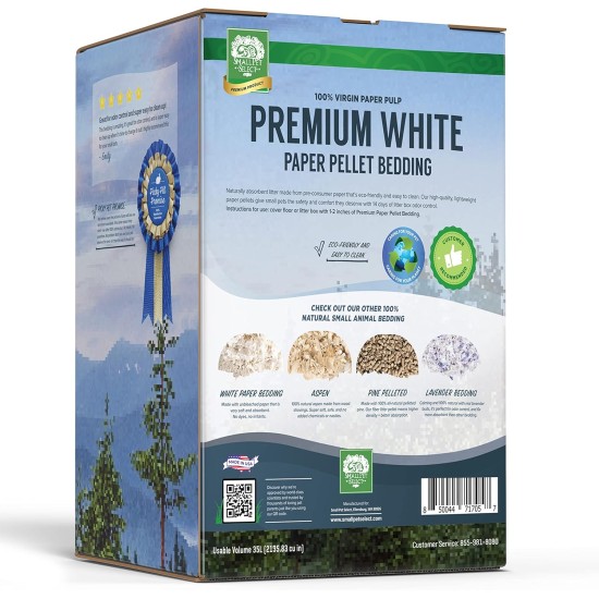 Small Pet Select Natural Premium Soft Virgin Paper Bedding, 56 L Small Pet Select Natural Premium Soft Virgin Paper Bedding, 56 L