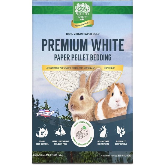 Small Pet Select Natural Premium Soft Virgin Paper Bedding, 56 L Small Pet Select Natural Premium Soft Virgin Paper Bedding, 56 L