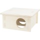 TRIXIE 61231 Species-Appropriate Small Animal House without Clips and Nails for Large Hamsters and Degus, with Two Chambers, 2 Chambers, 25 x 12 x 25 cm TRIXIE 61231 Species-Appropriate Small Animal House without Clips and Nails for Large Hamsters and Degus, with Two Chambers, 2 Chambers, 25 x 12 x 25 cm