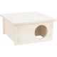 TRIXIE 61231 Species-Appropriate Small Animal House without Clips and Nails for Large Hamsters and Degus, with Two Chambers, 2 Chambers, 25 x 12 x 25 cm TRIXIE 61231 Species-Appropriate Small Animal House without Clips and Nails for Large Hamsters and Degus, with Two Chambers, 2 Chambers, 25 x 12 x 25 cm