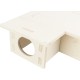 TRIXIE 61232 Species-Appropriate Small Animal House without Clips and Nails for Hamsters and Mice, with Three Chambers, 3 Chambers, 25 x 10 x 25 cm TRIXIE 61232 Species-Appropriate Small Animal House without Clips and Nails for Hamsters and Mice, with Three Chambers, 3 Chambers, 25 x 10 x 25 cm