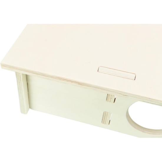 TRIXIE 61234 Species-Appropriate Small Animal House without Clips and Nails for Hamsters and Mice, with Four Chambers, 4 Chambers, 25 x 10 x 25 cm TRIXIE 61234 Species-Appropriate Small Animal House without Clips and Nails for Hamsters and Mice, with Four Chambers, 4 Chambers, 25 x 10 x 25 cm