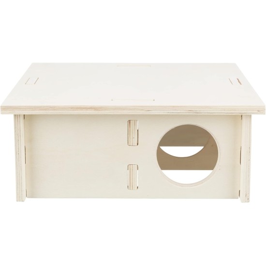 TRIXIE 61235 Species-Appropriate Small Animal House without Clips and Nails for Large Hamsters and Degus, with Four Chambers, 4 Chambers, 30 x 12 x 30 cm TRIXIE 61235 Species-Appropriate Small Animal House without Clips and Nails for Large Hamsters and Degus, with Four Chambers, 4 Chambers, 30 x 12 x 30 cm