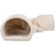 TRIXIE 63102 Cuddly Tunnel with 2 Outlets Dwarf Rabbit 27 × 21 × 80 cm Beige