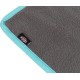 TRIXIE 63106 Indoor Mat for Small Animals Fleece Blanket for Run Areas and Small Animal Cages, 140 × 100 cm, Grey/Turquoise