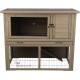 TRIXIE Natura 62303 Lockable and Weatherproof Small Animal Hutch with Outdoor Run 116 x 97 x 63 cm Grey/Green TRIXIE Natura 62303 Lockable and Weatherproof Small Animal Hutch with Outdoor Run 116 x 97 x 63 cm Grey/Green