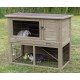 TRIXIE Natura 62303 Lockable and Weatherproof Small Animal Hutch with Outdoor Run 116 x 97 x 63 cm Grey/Green TRIXIE Natura 62303 Lockable and Weatherproof Small Animal Hutch with Outdoor Run 116 x 97 x 63 cm Grey/Green