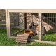 TRIXIE Natura 62303 Lockable and Weatherproof Small Animal Hutch with Outdoor Run 116 x 97 x 63 cm Grey/Green TRIXIE Natura 62303 Lockable and Weatherproof Small Animal Hutch with Outdoor Run 116 x 97 x 63 cm Grey/Green