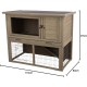 TRIXIE Natura 62303 Lockable and Weatherproof Small Animal Hutch with Outdoor Run 116 x 97 x 63 cm Grey/Green TRIXIE Natura 62303 Lockable and Weatherproof Small Animal Hutch with Outdoor Run 116 x 97 x 63 cm Grey/Green