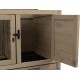 TRIXIE Natura 62303 Lockable and Weatherproof Small Animal Hutch with Outdoor Run 116 x 97 x 63 cm Grey/Green TRIXIE Natura 62303 Lockable and Weatherproof Small Animal Hutch with Outdoor Run 116 x 97 x 63 cm Grey/Green