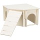 TRIXIE Small Animal Corner House without Clips and Nails for Guinea Pigs and Dwarf Rabbits House Thore, Plug-In System, Rabbit/Guinea Pigs, 30 × 18 × 30 cm – 61244 TRIXIE Small Animal Corner House without Clips and Nails for Guinea Pigs and Dwarf Rabbits House Thore, Plug-In System, Rabbit/Guinea Pigs, 30 × 18 × 30 cm – 61244