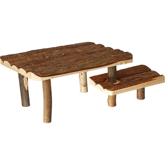Trixie 62262 Natural Living Shelter with Stairs 37 x 17 x 28 cm Trixie 62262 Natural Living Shelter with Stairs 37 x 17 x 28 cm