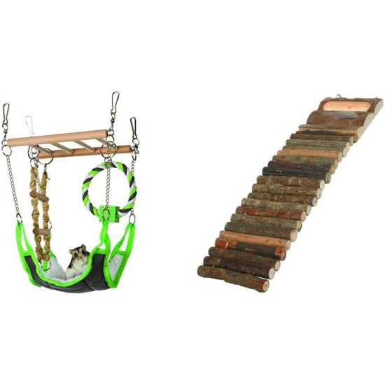 Trixie 6298 Suspension Bridge 17 × 22 × 15 cm, Single Trixie 6298 Suspension Bridge 17 × 22 × 15 cm, Single