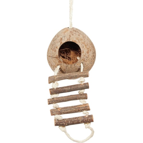 Trixie Coconut House for Hamsters, 56 x 13 cm, Single Trixie Coconut House for Hamsters, 56 x 13 cm, Single