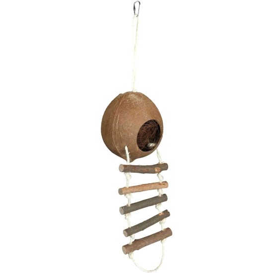 Trixie Coconut House for Hamsters, 56 x 13 cm, Single Trixie Coconut House for Hamsters, 56 x 13 cm, Single