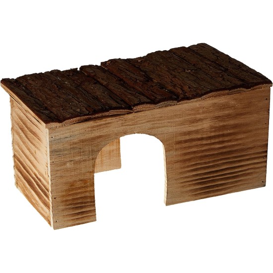 Trixie Grete Natural Living Flamed Wood House, 35 x 18 x 20 cm Trixie Grete Natural Living Flamed Wood House, 35 x 18 x 20 cm