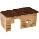 Trixie Grete Natural Living Flamed Wood House, 35 x 18 x 20 cm Trixie Grete Natural Living Flamed Wood House, 35 x 18 x 20 cm