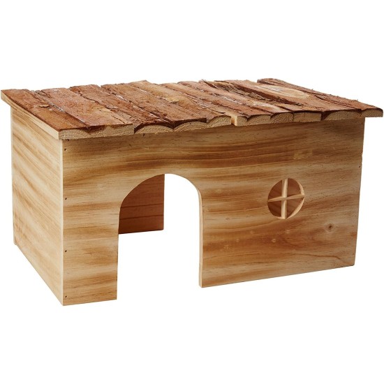 Trixie Grete Natural Living Flamed Wood House, 35 x 18 x 20 cm Trixie Grete Natural Living Flamed Wood House, 35 x 18 x 20 cm