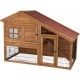 Trixie Natura Small Animal Hutch with Free Run, multicoloured Trixie Natura Small Animal Hutch with Free Run, multicoloured