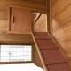 Trixie Natura Small Animal Hutch with Free Run, multicoloured Trixie Natura Small Animal Hutch with Free Run, multicoloured