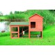 Trixie Natura Small Animal Hutch with Free Run, multicoloured Trixie Natura Small Animal Hutch with Free Run, multicoloured
