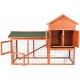 Trixie Natura Small Animal Hutch with Free Run, multicoloured Trixie Natura Small Animal Hutch with Free Run, multicoloured