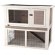 Trixie Natura Small Animal Hutch with Free Run, multicoloured Trixie Natura Small Animal Hutch with Free Run, multicoloured
