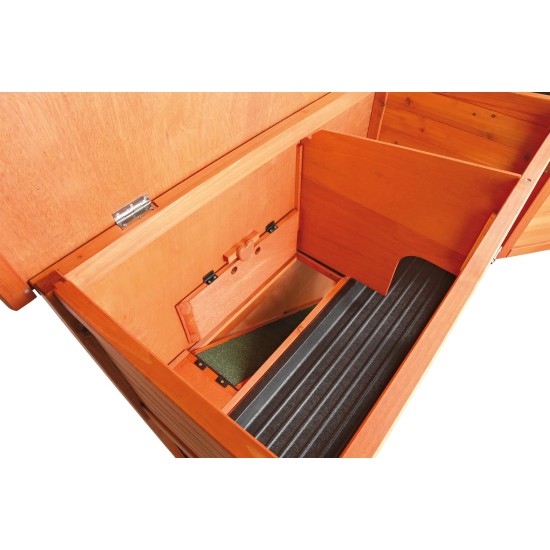 Trixie Natura Small Animal Hutch with Outdoor Run, 104 97 52 cm Trixie Natura Small Animal Hutch with Outdoor Run, 104 97 52 cm