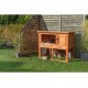 Trixie Natura Small Animal Hutch with Outdoor Run, 116 97 63 cm Trixie Natura Small Animal Hutch with Outdoor Run, 116 97 63 cm