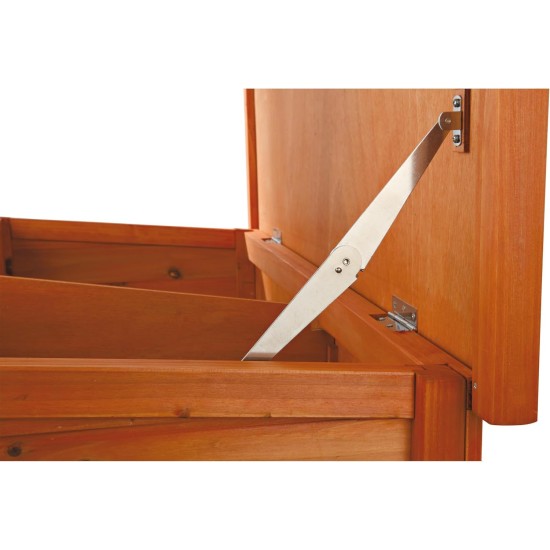Trixie Natura Small Animal Hutch with Outdoor Run, 116 97 63 cm Trixie Natura Small Animal Hutch with Outdoor Run, 116 97 63 cm
