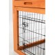 Trixie Natura Small Animal Hutch with Outdoor Run, 116 97 63 cm Trixie Natura Small Animal Hutch with Outdoor Run, 116 97 63 cm