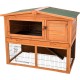 Trixie Natura Small Animal Hutch with Outdoor Run, 123 ラ 96 ラ 76 cm, Brown Trixie Natura Small Animal Hutch with Outdoor Run, 123 ラ 96 ラ 76 cm, Brown