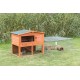 Trixie Natura Small Animal Hutch with Outdoor Run, 123 ラ 96 ラ 76 cm, Brown Trixie Natura Small Animal Hutch with Outdoor Run, 123 ラ 96 ラ 76 cm, Brown