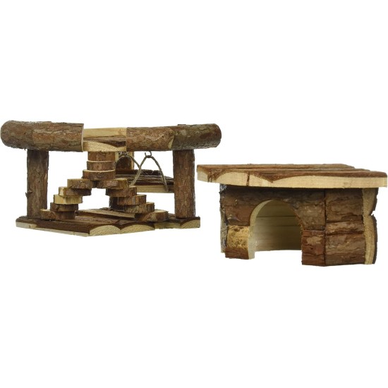 Trixie Natural Living Ida House, 19 x 20 x 19 cm Trixie Natural Living Ida House, 19 x 20 x 19 cm
