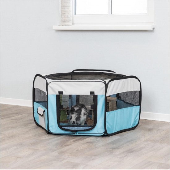 Trixie Polyester Puppy Run, 130 × 55 cm, Blue/Grey Trixie Polyester Puppy Run, 130 × 55 cm, Blue/Grey