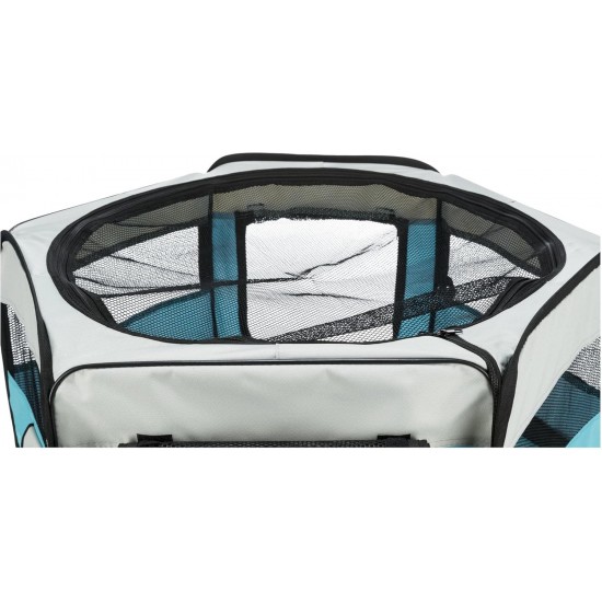 Trixie Polyester Puppy Run, 130 × 55 cm, Blue/Grey Trixie Polyester Puppy Run, 130 × 55 cm, Blue/Grey
