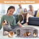 Unicorn Catcher Guinea Pig Hideout Large Guinea Pig Bed Cosy Guinea Pig House Warm Guinea Pig Tunnel Washable Guinea Pig Accessories for Small Pets