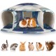 Unicorn Catcher Guinea Pig Hideout Large Guinea Pig Bed Cosy Guinea Pig House Warm Guinea Pig Tunnel Washable Guinea Pig Accessories for Small Pets