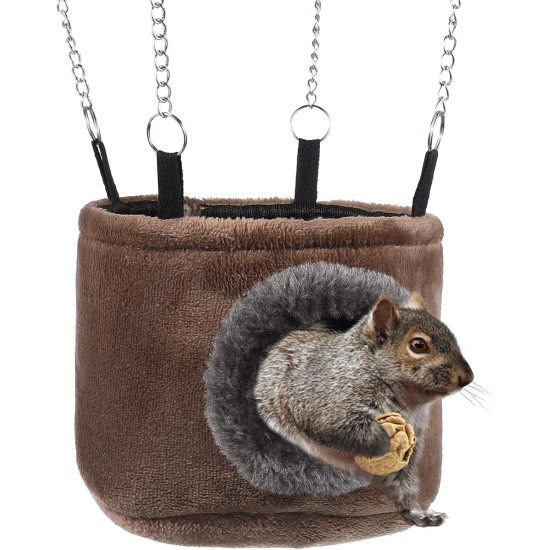 WINOMO Small Pet Hammock Hanging Toy Snuggle Hut for Squirrel Chinchilla Guinea Pig Rat Mice WINOMO Small Pet Hammock Hanging Toy Snuggle Hut for Squirrel Chinchilla Guinea Pig Rat Mice