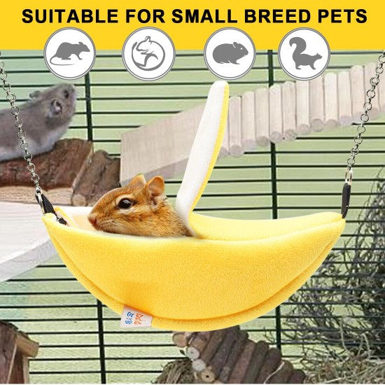 WUSJCOF 1-Piece Small Animals Jungle Hanging Cage Toy Hammock Pet Hammock Swing Toy Set for Hamster Guinea Pig Chinchilla Bird Squirrel Rabbit WUSJCOF 1-Piece Small Animals Jungle Hanging Cage Toy Hammock Pet Hammock Swing Toy Set for Hamster Guinea Pig Chinchilla Bird Squirrel Rabbit