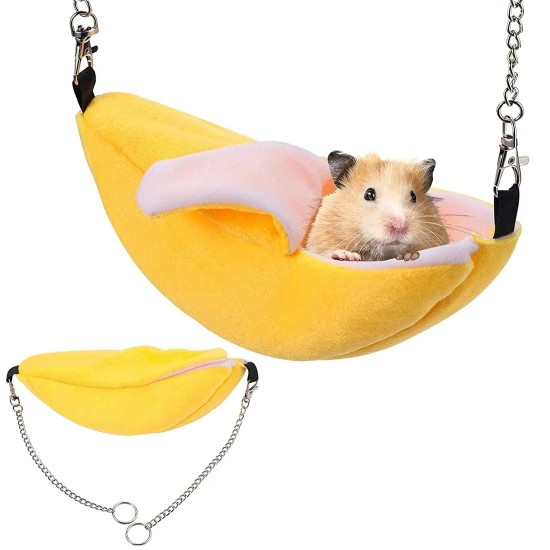 WUSJCOF 1-Piece Small Animals Jungle Hanging Cage Toy Hammock Pet Hammock Swing Toy Set for Hamster Guinea Pig Chinchilla Bird Squirrel Rabbit WUSJCOF 1-Piece Small Animals Jungle Hanging Cage Toy Hammock Pet Hammock Swing Toy Set for Hamster Guinea Pig Chinchilla Bird Squirrel Rabbit