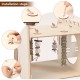 Woiworco Extra Large Rabbit Castle Hiding Place Rabbit House with 3 Houses and Toys, Wooden Rabbit Hideout Indoor Large Rabbit Hutch Playhouses and Hiding Hides Nut Lock Hamsters and Guinea Pigs Woiworco Extra Large Rabbit Castle Hiding Place Rabbit House with 3 Houses and Toys, Wooden Rabbit Hideout Indoor Large Rabbit Hutch Playhouses and Hiding Hides Nut Lock Hamsters and Guinea Pigs