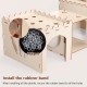 Woiworco Extra Large Rabbit Castle Hiding Place Rabbit House with 3 Houses and Toys, Wooden Rabbit Hideout Indoor Large Rabbit Hutch Playhouses and Hiding Hides Nut Lock Hamsters and Guinea Pigs Woiworco Extra Large Rabbit Castle Hiding Place Rabbit House with 3 Houses and Toys, Wooden Rabbit Hideout Indoor Large Rabbit Hutch Playhouses and Hiding Hides Nut Lock Hamsters and Guinea Pigs