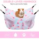 ZYEKIU Guinea Pig Hammock, Double Layer Ferret Hammock for Pet Cages, Hamsters, Soft Warm Cat Hammock, Small Animals Hanging Bed for Hamsters, Chinchillas Ferrets (Purple) ZYEKIU Guinea Pig Hammock, Double Layer Ferret Hammock for Pet Cages, Hamsters, Soft Warm Cat Hammock, Small Animals Hanging Bed for Hamsters, Chinchillas Ferrets (Purple)