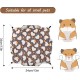 ZYEKIU Guinea Pig Hammock, Double Layer Ferret Hammock for Pet Cages, Hamsters, Soft Warm Cat Hammock, Small Animals Hanging Bed for Hamsters, Chinchillas Ferrets (Purple) ZYEKIU Guinea Pig Hammock, Double Layer Ferret Hammock for Pet Cages, Hamsters, Soft Warm Cat Hammock, Small Animals Hanging Bed for Hamsters, Chinchillas Ferrets (Purple)