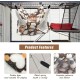 ZYEKIU Guinea Pig Hammock, Double Layer Ferret Hammock for Pet Cages, Hamsters, Soft Warm Cat Hammock, Small Animals Hanging Bed for Hamsters, Chinchillas Ferrets (Purple) ZYEKIU Guinea Pig Hammock, Double Layer Ferret Hammock for Pet Cages, Hamsters, Soft Warm Cat Hammock, Small Animals Hanging Bed for Hamsters, Chinchillas Ferrets (Purple)
