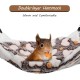 ZYEKIU Guinea Pig Hammock, Double Layer Ferret Hammock for Pet Cages, Hamsters, Soft Warm Cat Hammock, Small Animals Hanging Bed for Hamsters, Chinchillas Ferrets (Purple) ZYEKIU Guinea Pig Hammock, Double Layer Ferret Hammock for Pet Cages, Hamsters, Soft Warm Cat Hammock, Small Animals Hanging Bed for Hamsters, Chinchillas Ferrets (Purple)