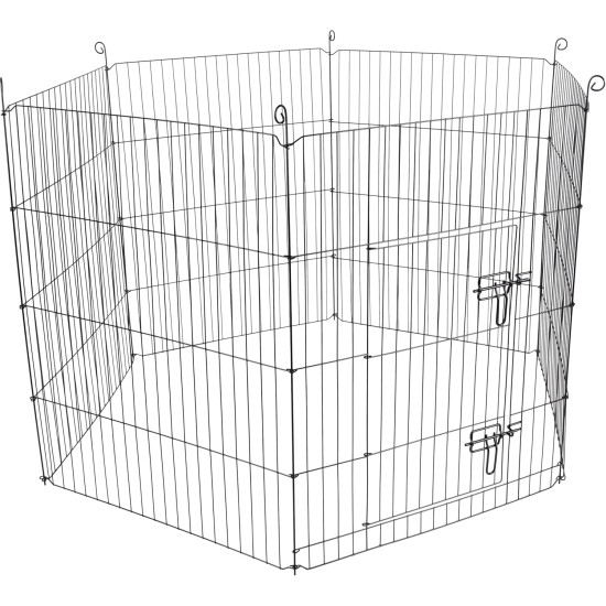 Zippo Outdoor Enclosure for Small Animals Black 120 x 60 x 80 cm Zippo Outdoor Enclosure for Small Animals Black 120 x 60 x 80 cm