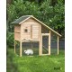 dibea RH10011 Wooden Hutch for Rabbits, Hares, Hamsters, Guinea Pigs, 98 x 54 x 100 cm. Spacious 2-level Hutch, 3 doors dibea RH10011 Wooden Hutch for Rabbits, Hares, Hamsters, Guinea Pigs, 98 x 54 x 100 cm. Spacious 2-level Hutch, 3 doors